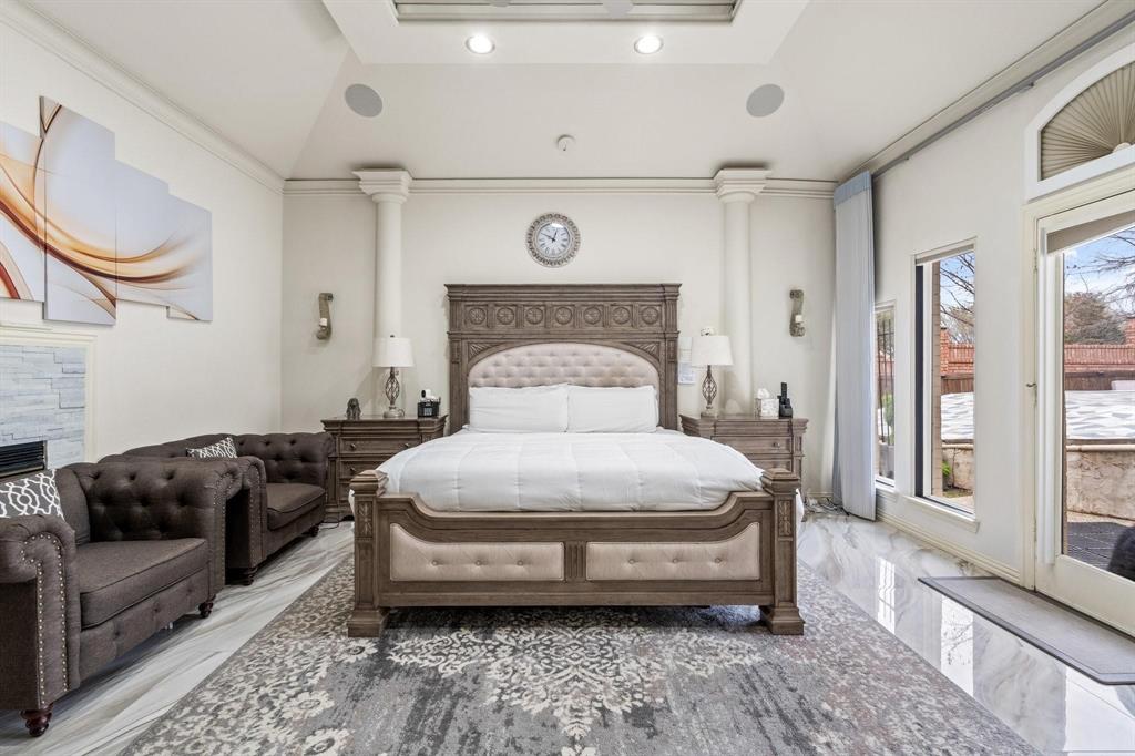 200 Mill Crossing West Colleyville, TX 76034 - Photo 21 of 40 a bedroom with a bed a mirror and a window