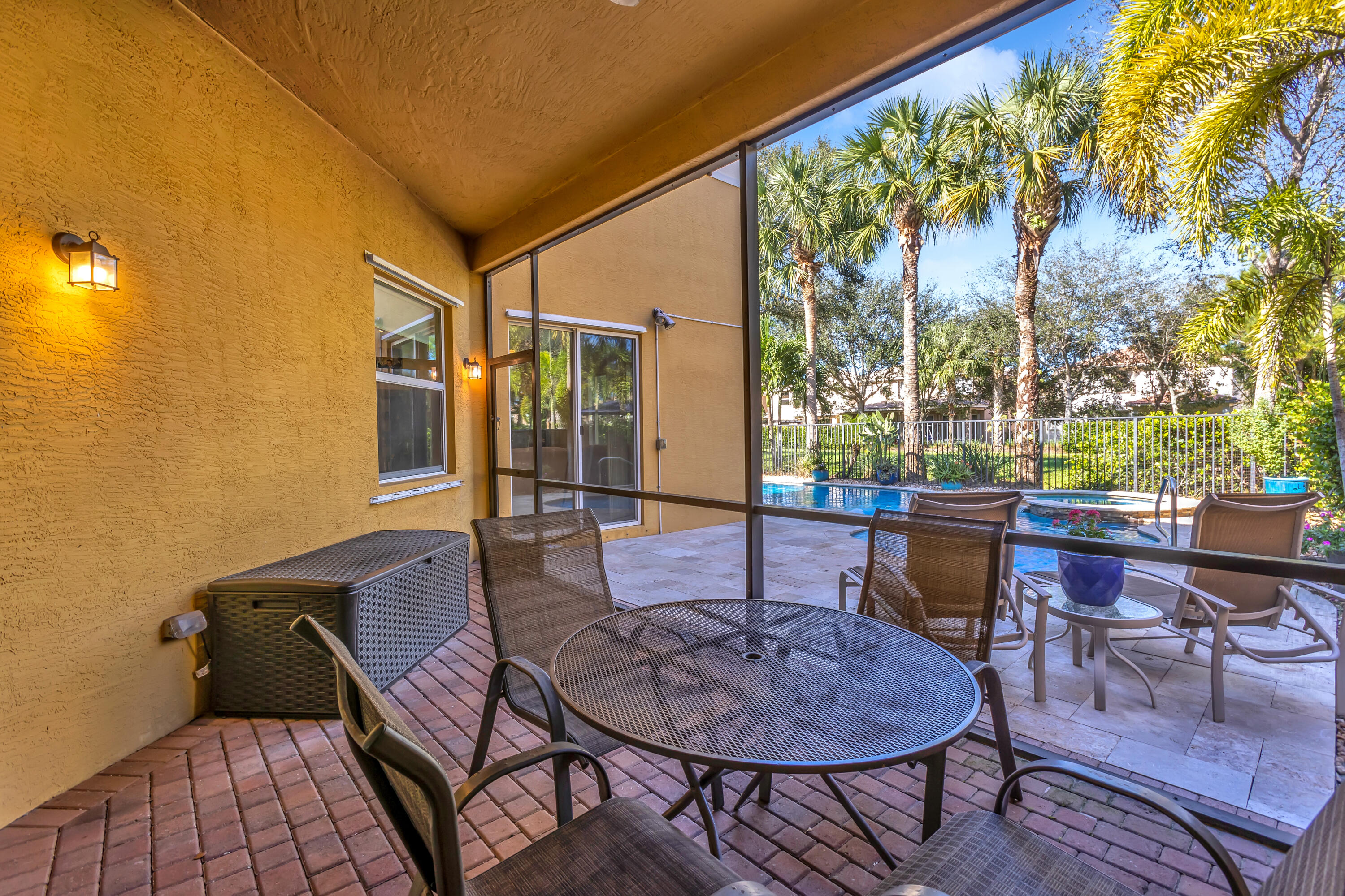 7955 Emerald Winds Circle Boynton Beach, FL 33473 - Photo 34 of 66 Enclosed Poolside Patio