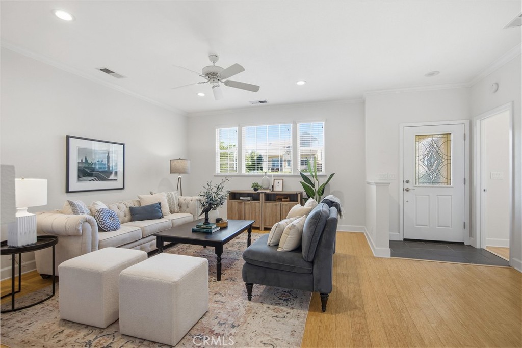 93 Benson Terrace Chico, CA 95928 - Photo 8 of 15 a living room with furniture and wooden floor