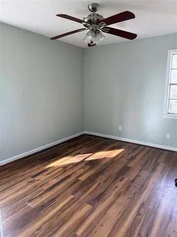 wooden floor in an empty room