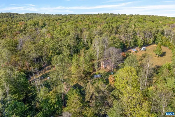 a view of city and mountain