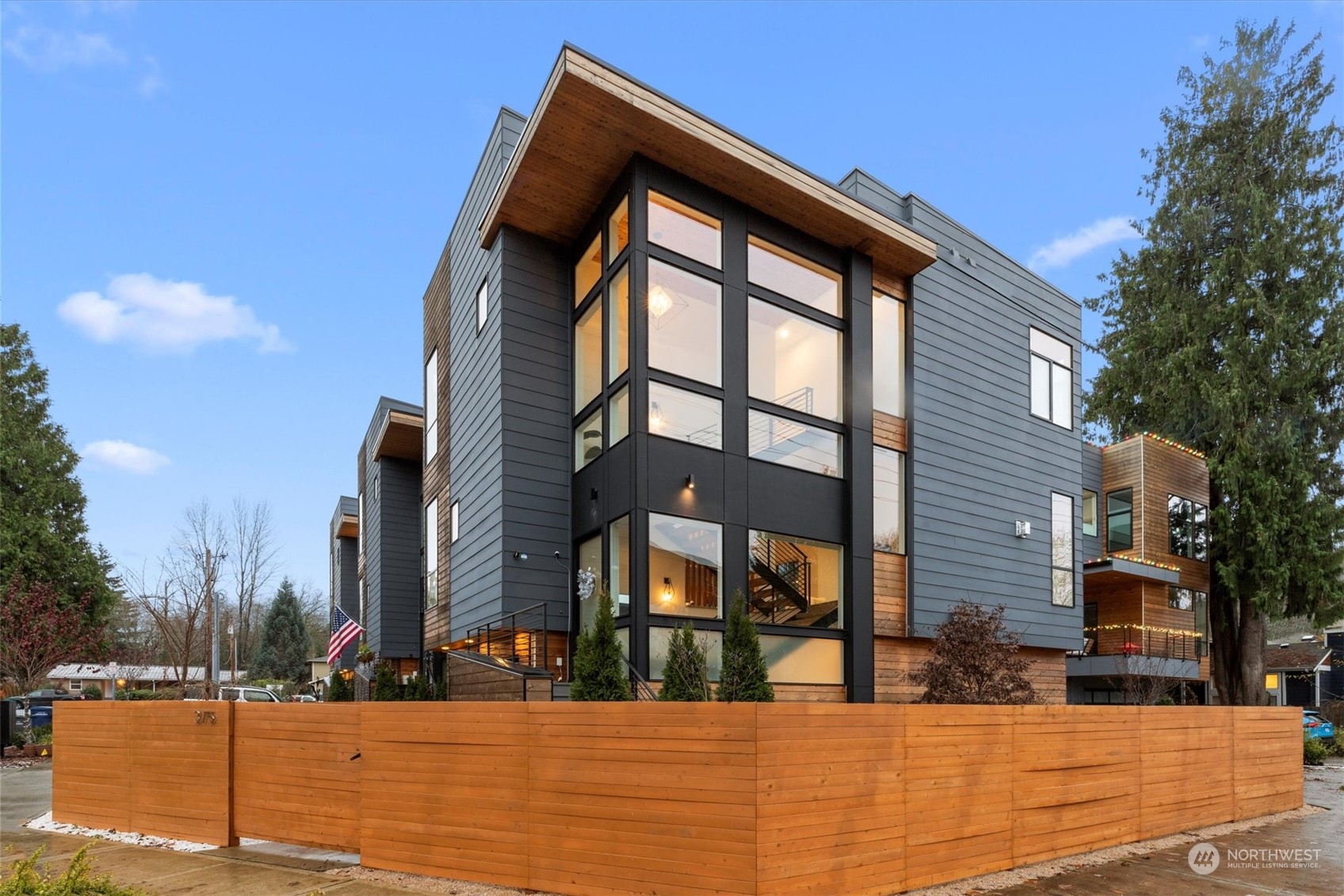 a view of building with street