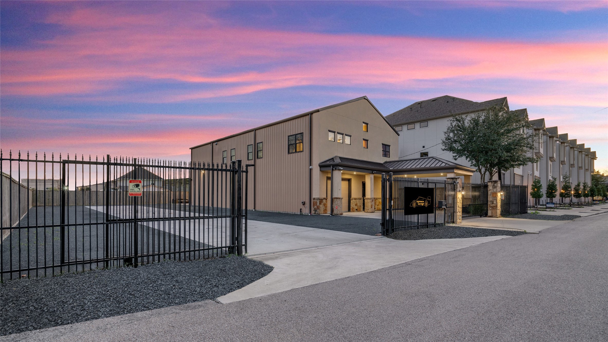 4119 Allen Street Houston, TX 77007 - Photo 1 of 49 a view of a terrace with a fireplace