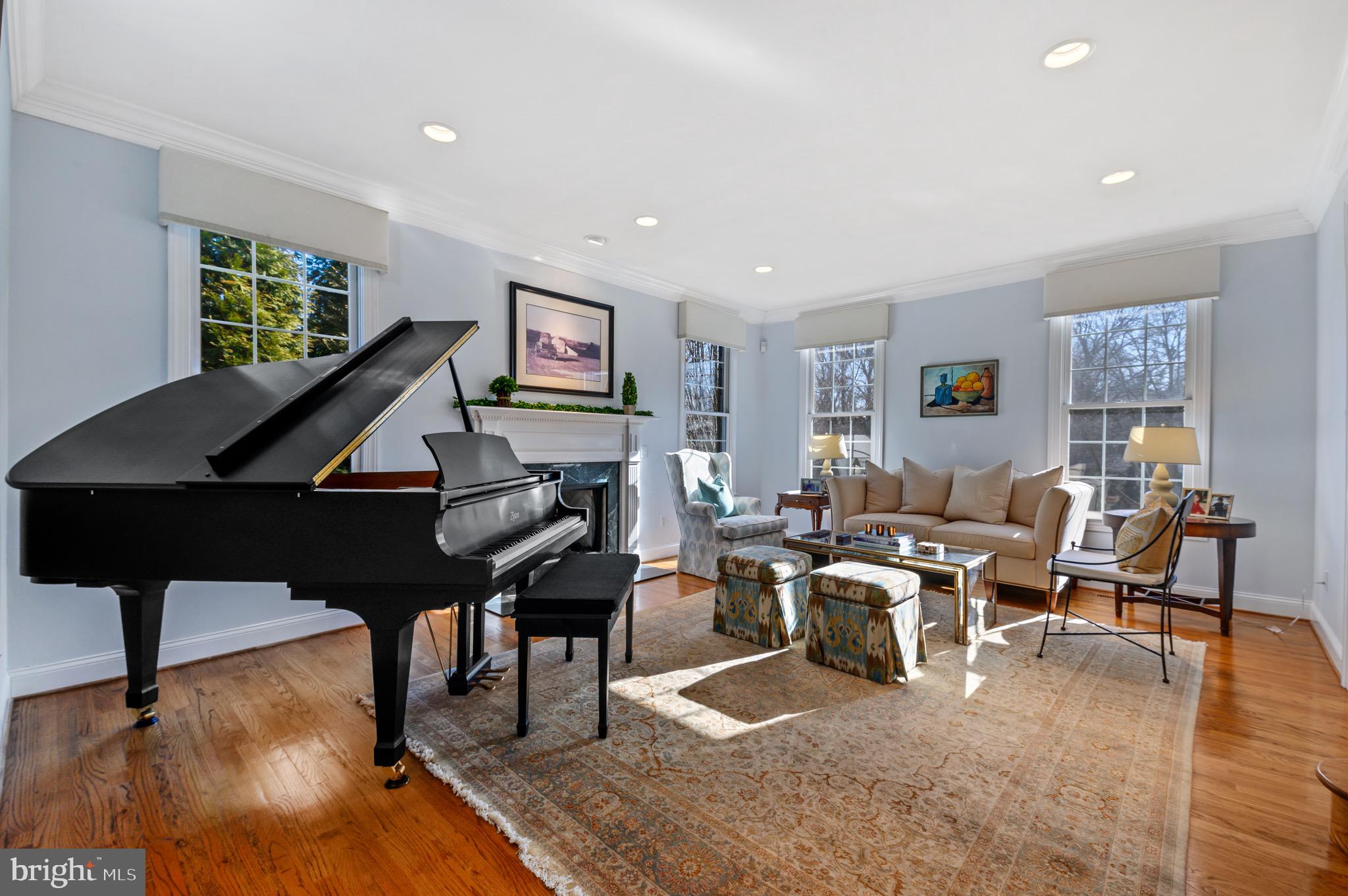 333 Exeter Road Devon, PA 19333 - Photo 14 of 39 Formal Living Room with gas fireplace