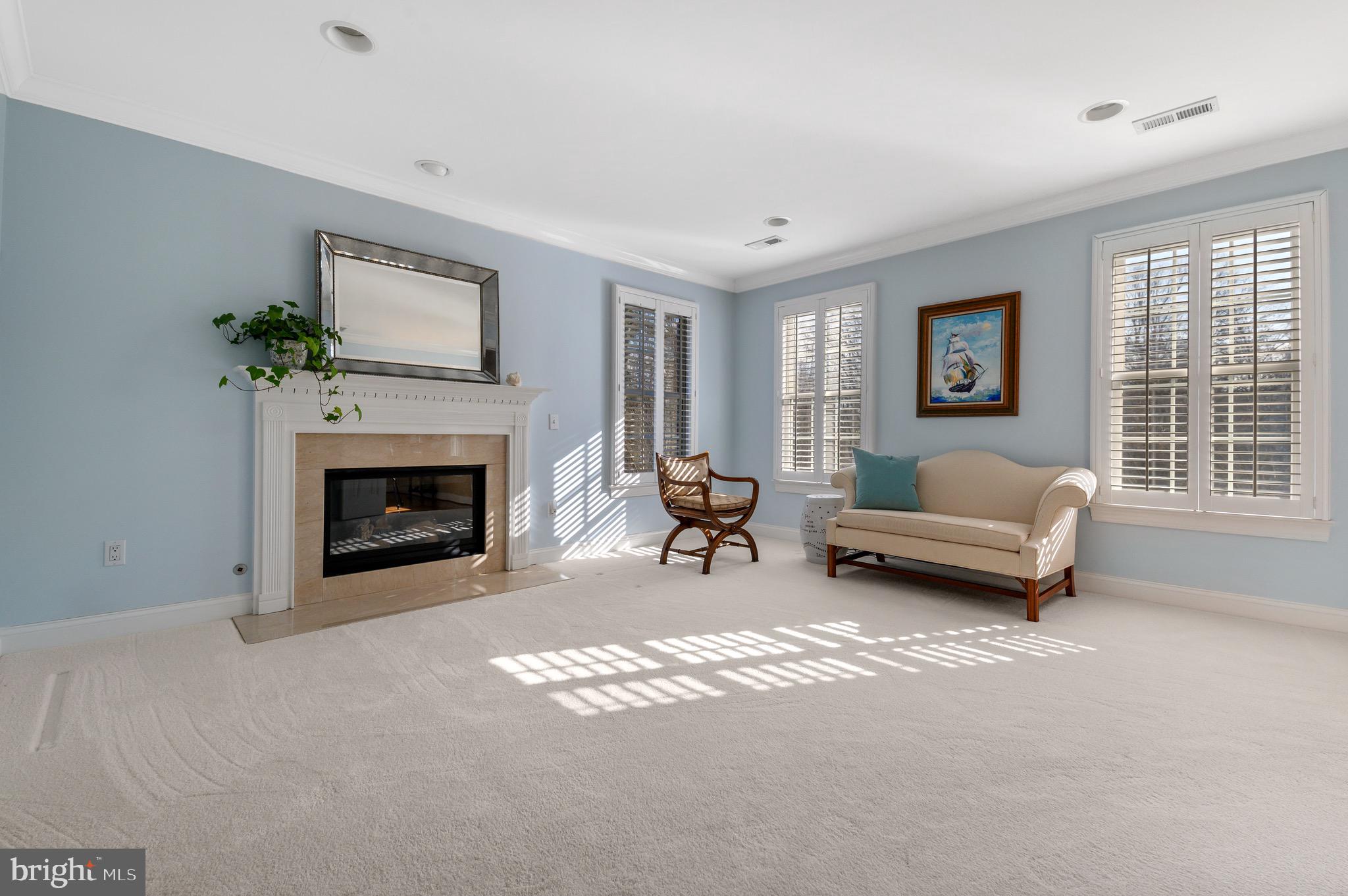 333 Exeter Road Devon, PA 19333 - Photo 22 of 39 Master Sitting Room with gas fireplace