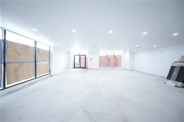 a view of kitchen and a sink