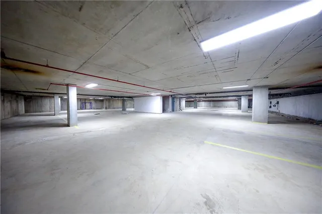 a room with table and chairs