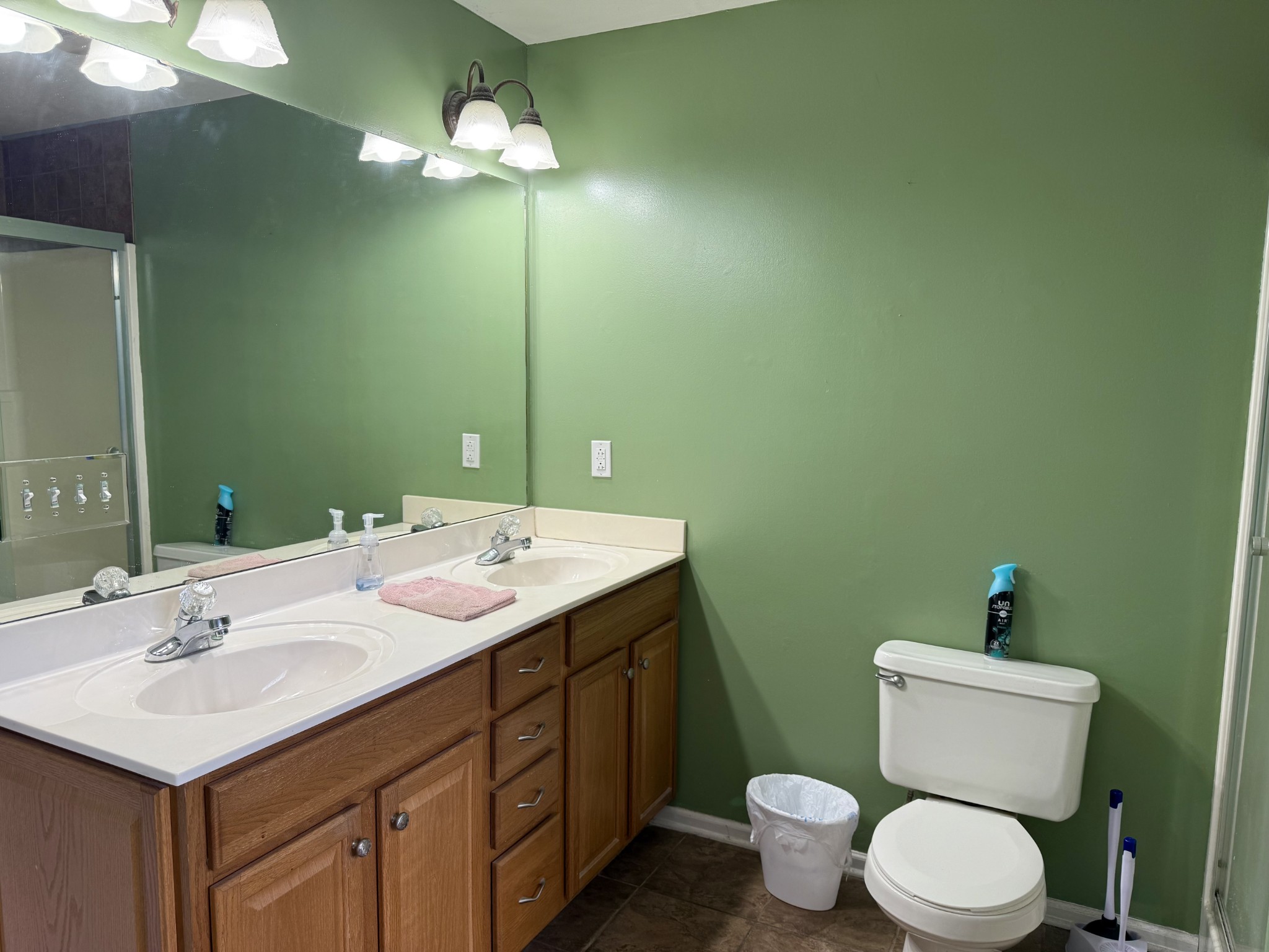 125 Maple Ridge Court McMinnville, TN 37110 - Photo 23 of 44 a bathroom with a toilet sink and mirror