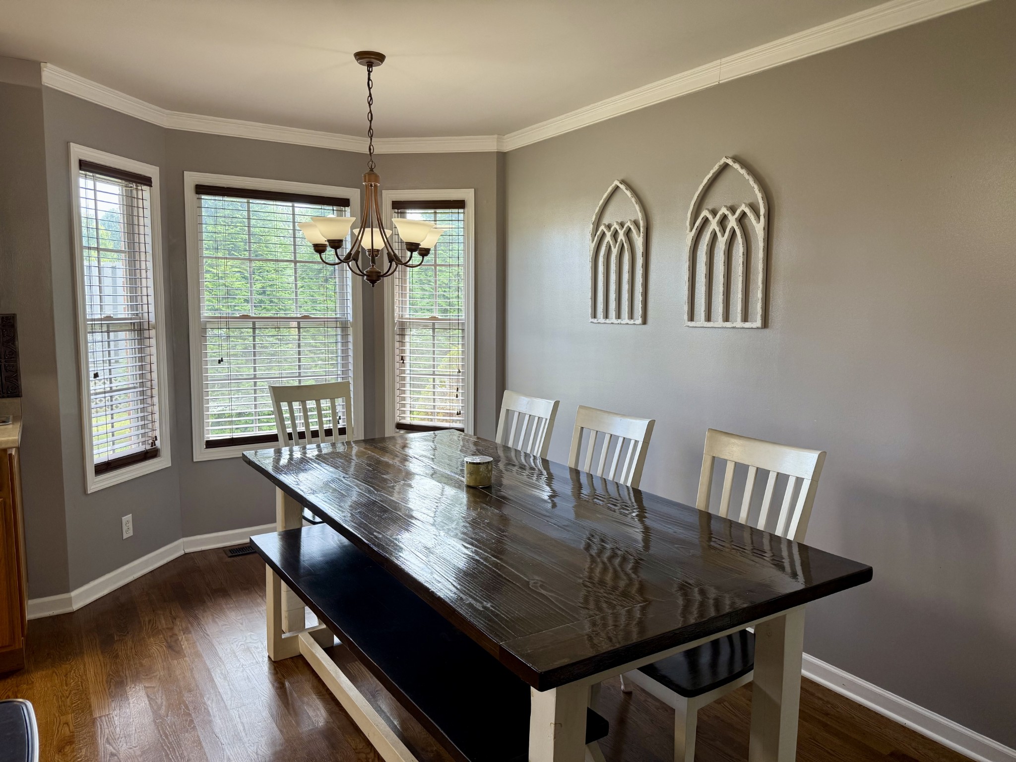 125 Maple Ridge Court McMinnville, TN 37110 - Photo 8 of 44 a view of a dining room with furniture window and wooden floor
