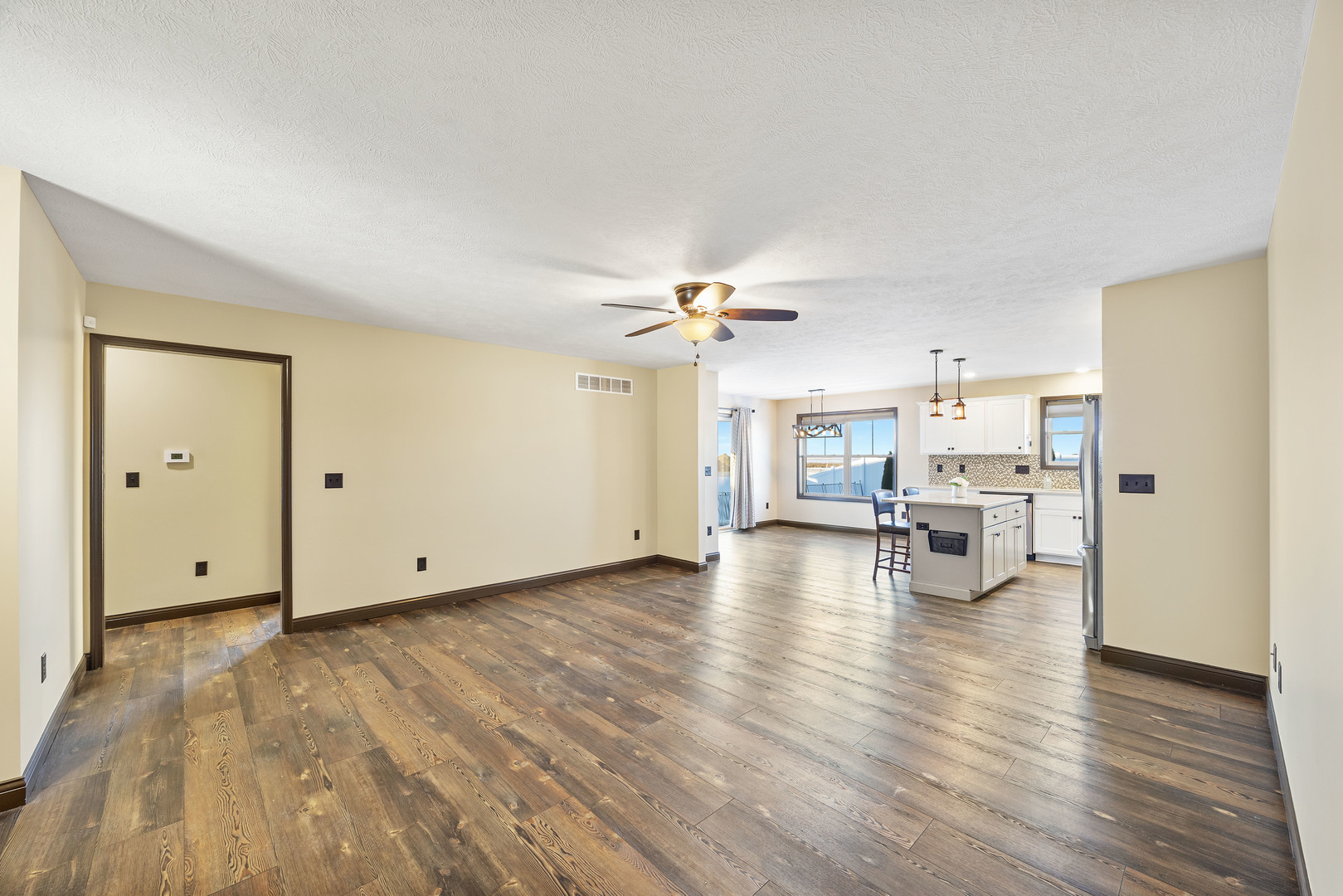 2172 Granby Lane Normal, IL 61761 - Photo 16 of 39 a view of work space with wooden floor and windows