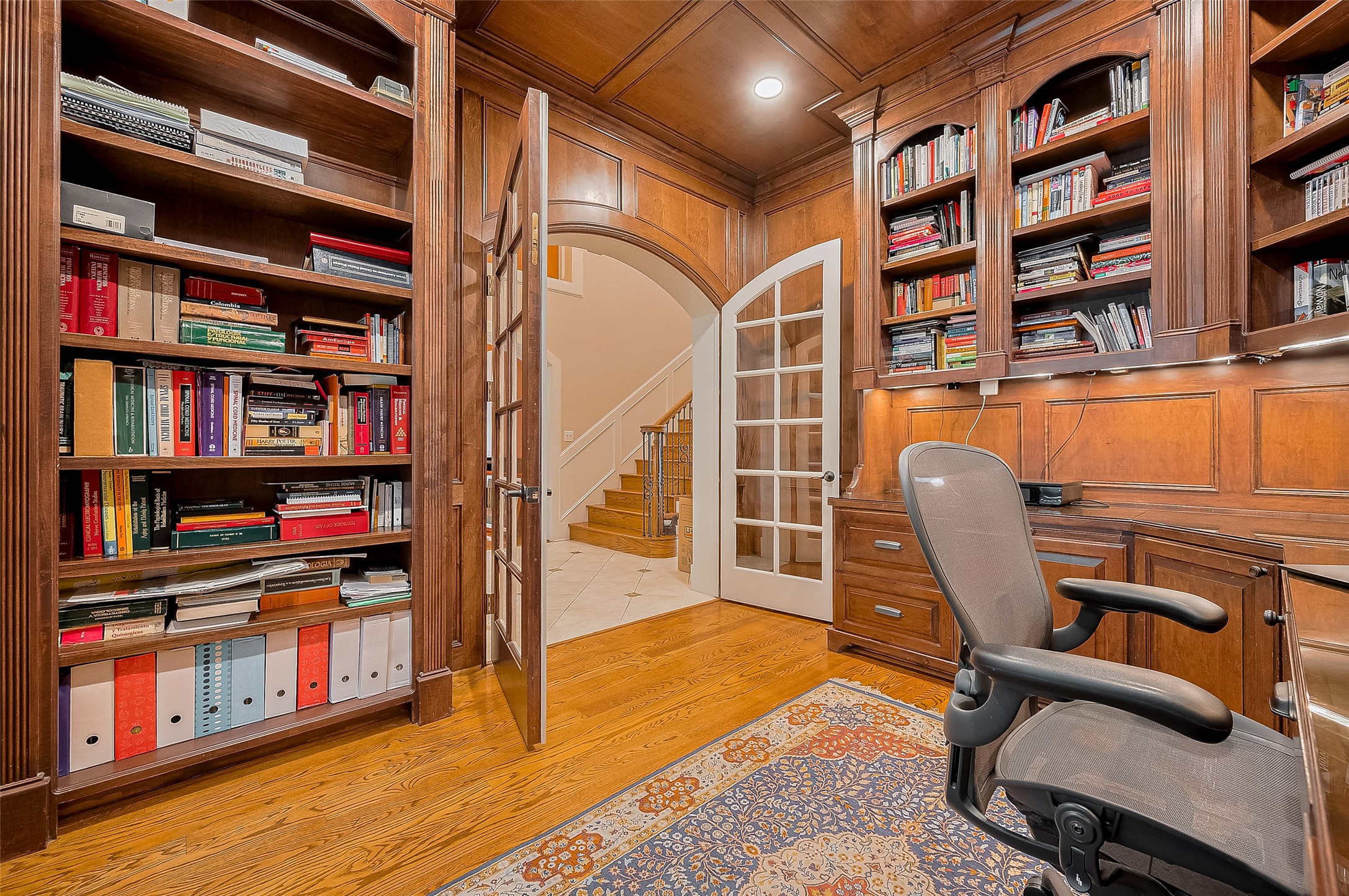 11826 Legend Manor Drive Houston, TX 77082 - Photo 8 of 43 Custom built in desk and shelving in this home office.