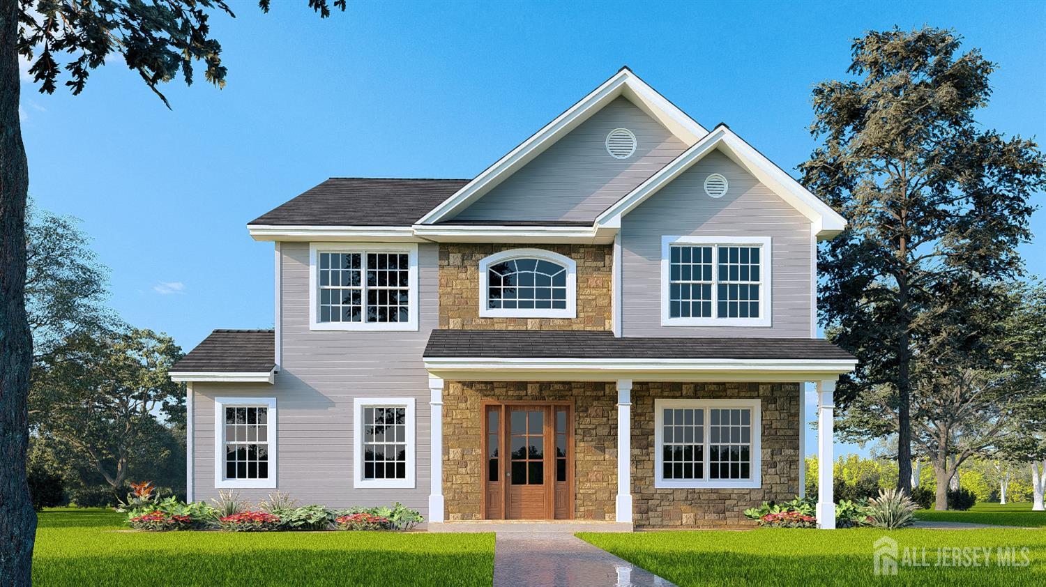 182 Parsonage Road Edison, NJ 08837 - Photo 2 of 6 a front view of a house with a yard and trees