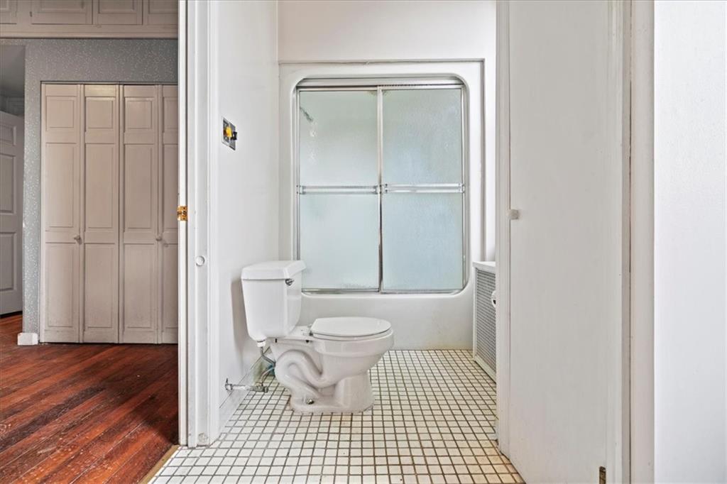 1947 South 18th Street Pittsburgh, PA 15203 - Photo 27 of 48 a bathroom with a toilet and a shower