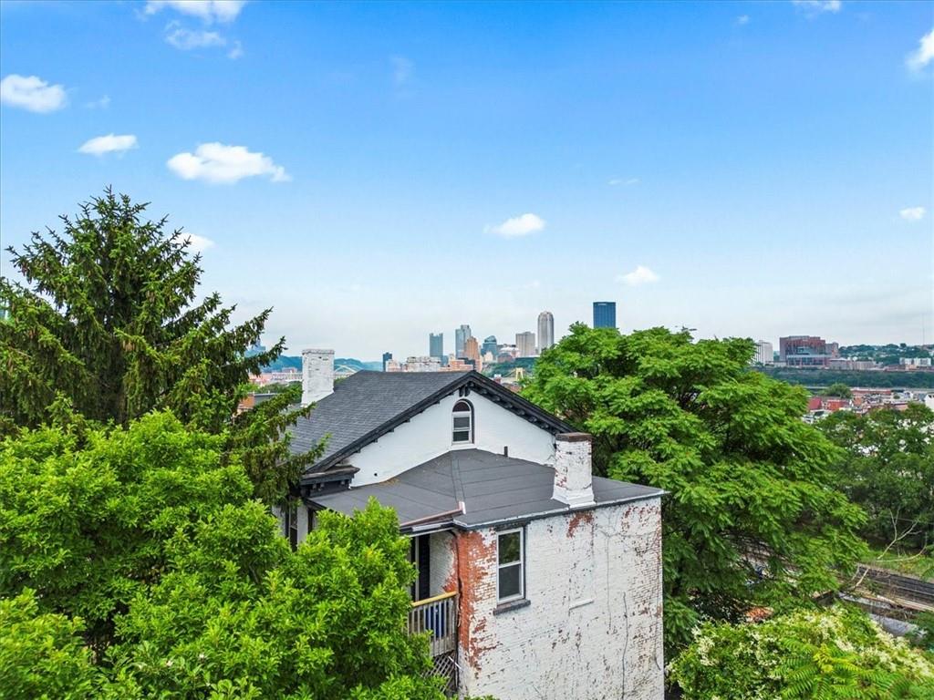 1947 South 18th Street Pittsburgh, PA 15203 - Photo 40 of 48 an aerial view of a house with a yard