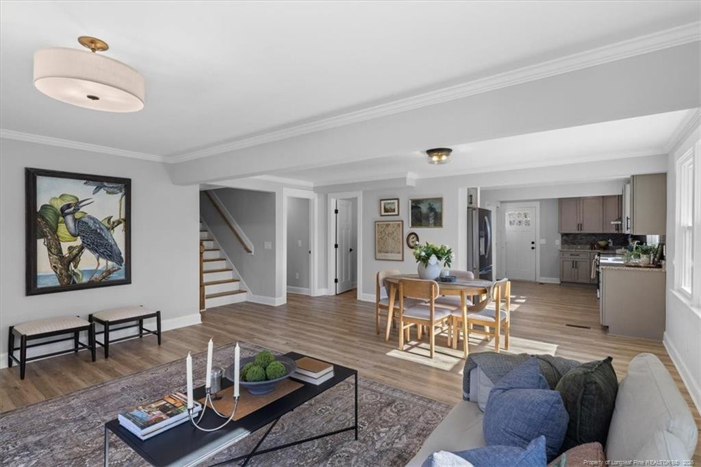 146 Union Church Road Carthage, NC 28327 - Photo 5 of 19 a living room with furniture and wooden floor