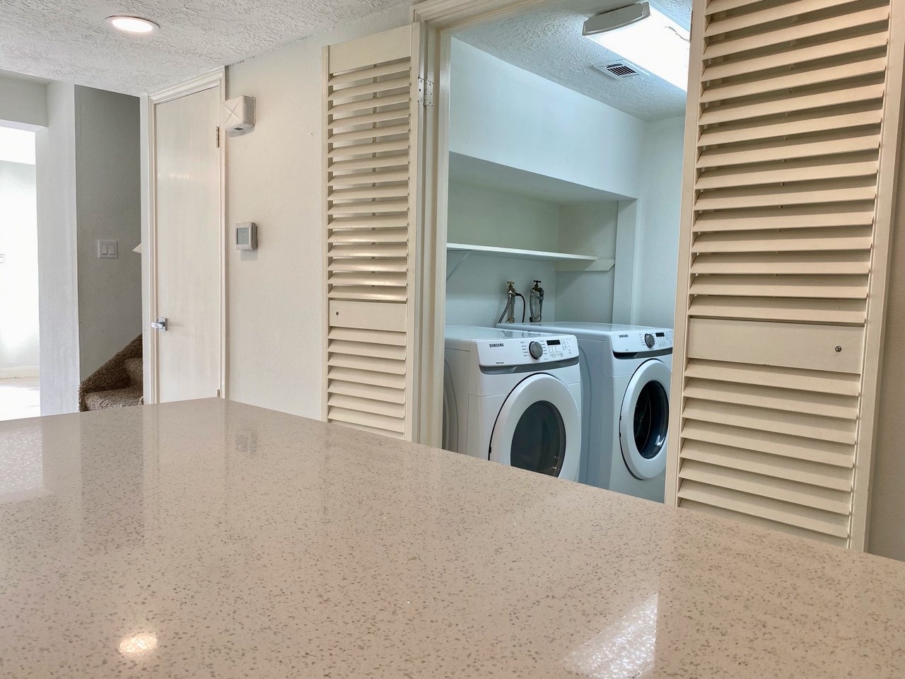 1259 Blalock Road Houston, TX 77055 - Photo 16 of 41 a utility room with dryer and washer