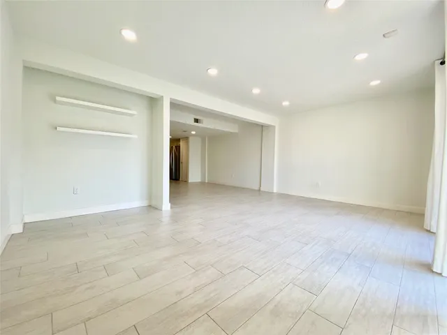 a view of an empty room