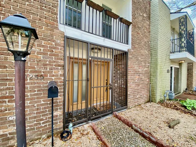 a backyard of a house