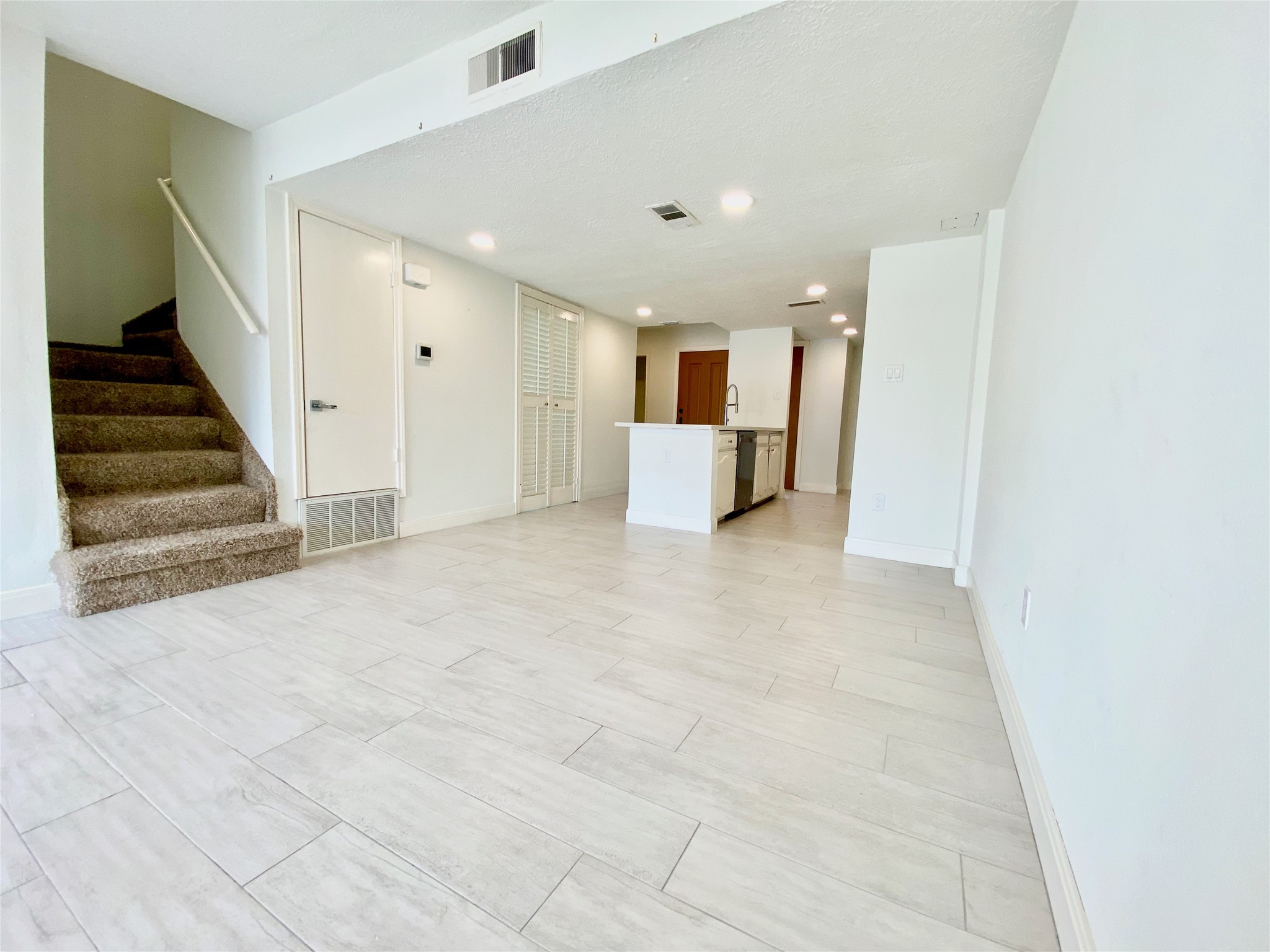 1259 Blalock Road Houston, TX 77055 - Photo 5 of 41 a view of a hallway with stairs