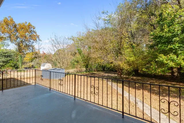 a view of balcony with outdoor space