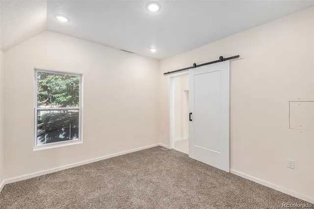 a view of hallway with window