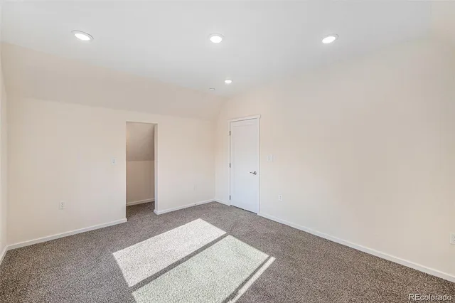 a view of an empty room