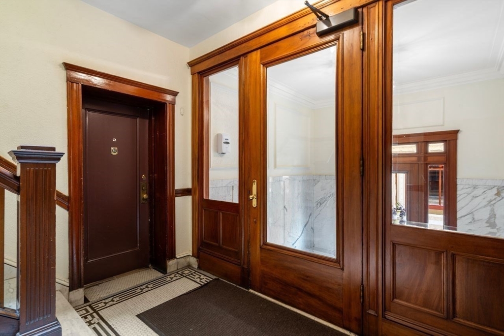 441 Washington Street, Unit 2 Brookline, MA 02446 - Photo 7 of 28 a view of front door
