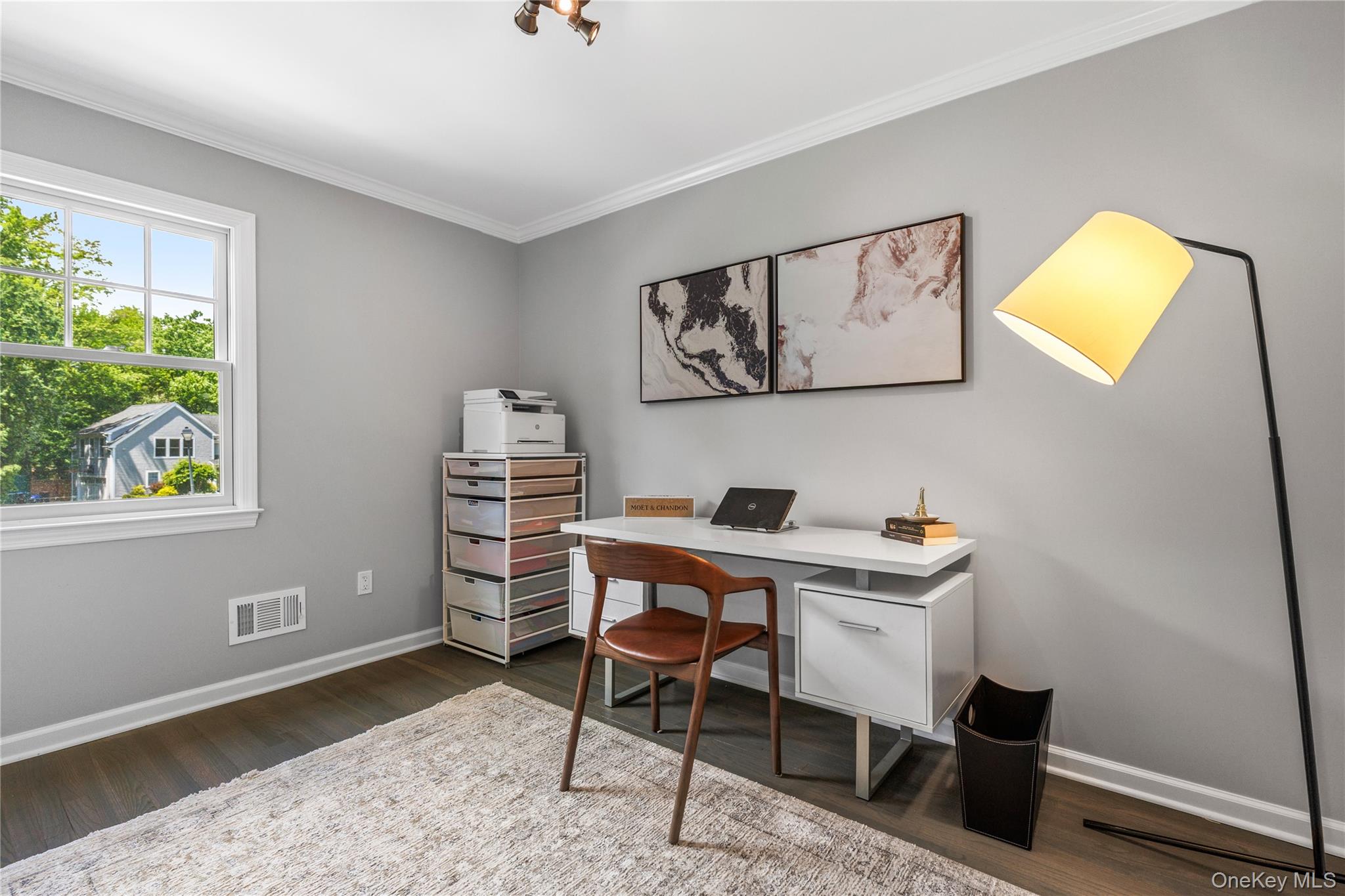 19 John Jay Place Rye, NY 10580 - Photo 21 of 45 The 1st floor bedroom is currently used as an office and enjoys a valuable degree of privacy from the main part of the house without being excluded.
