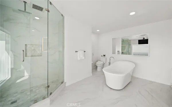 a view of a glass door with a glass door