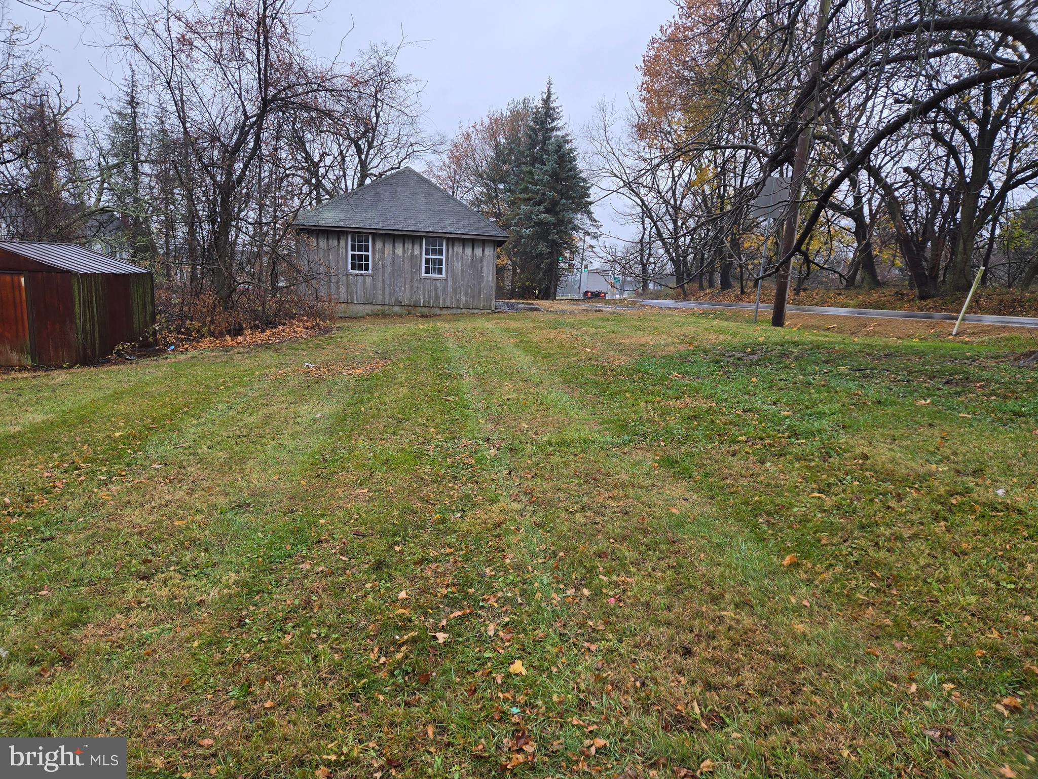 6 Township Line Road Line Lexington, PA 18932 - Photo 42 of 43 a view of a big yard with large trees