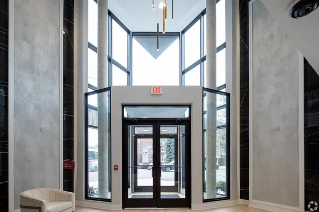 a view of front door