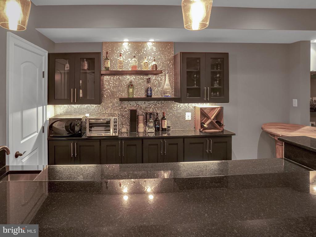6354 South Clifton Road Frederick, MD 21703 - Photo 41 of 50 Lower Level Custom Wet Bar