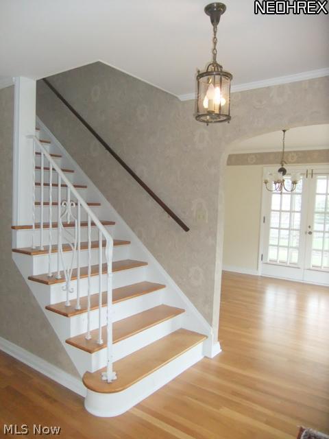 60 Sand Run Road Akron, OH 44313 - Photo 12 of 24 Back to the foyer the stairs lead up to the bedrooms and full bathroom.