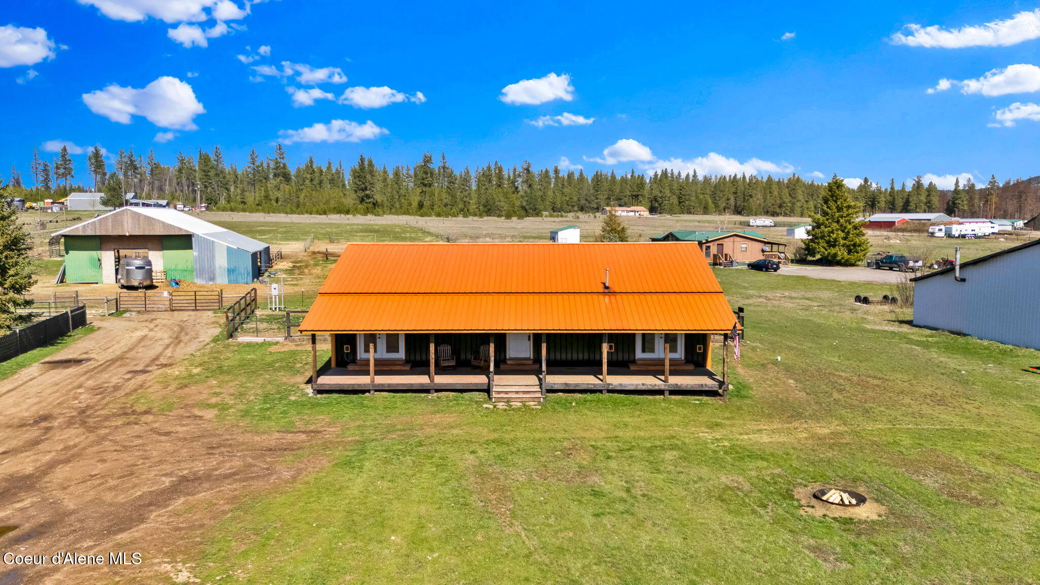 229 McDonald Creek Road Blanchard, ID 83804 - Photo 1 of 42 2 Homes, 1 horse barn, 5 acres