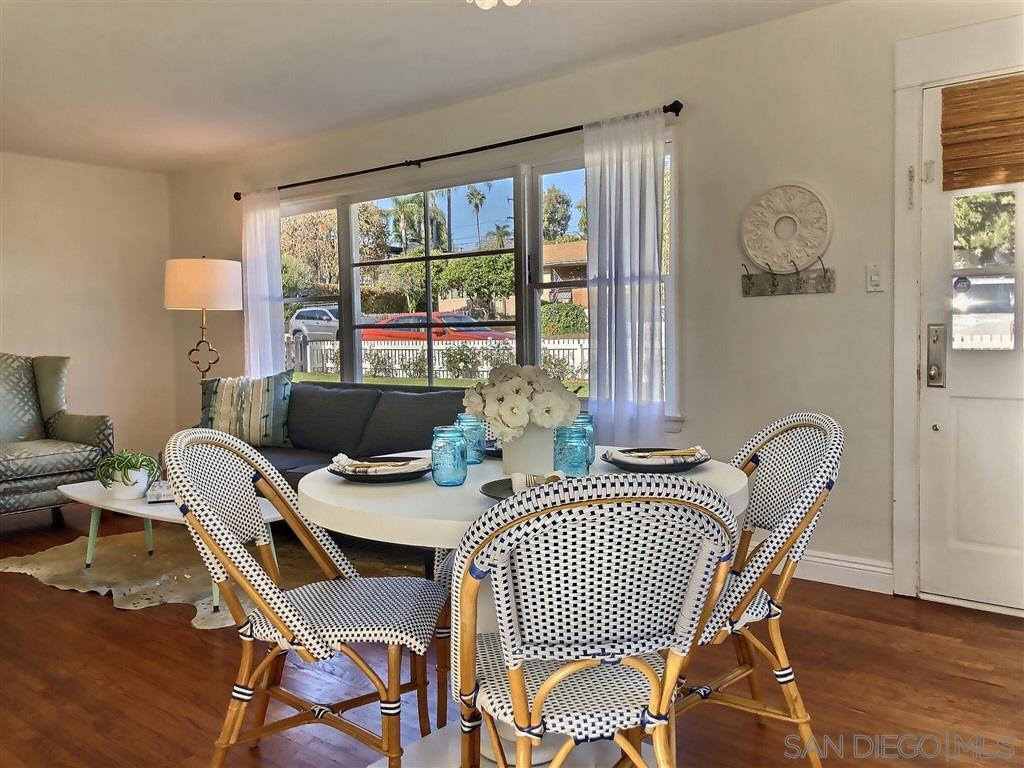 874 Arden Drive Encinitas, CA 92024 - Photo 12 of 25 a view of a dining room with furniture window and outside view