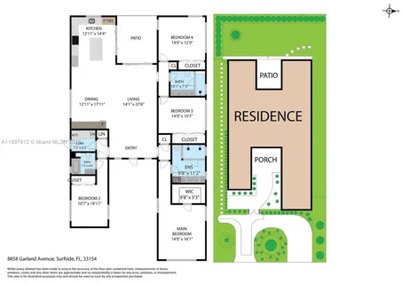 $2,320,000 | 8858 Garland Avenue, Surfside, FL 33154