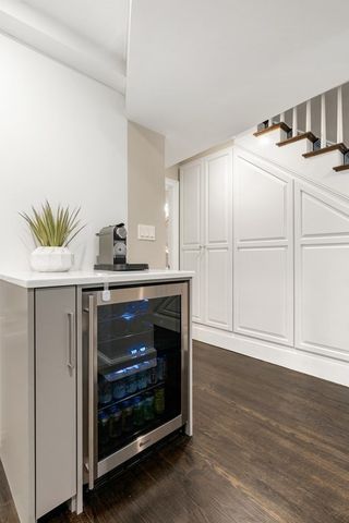 a utility room with washer and dryer
