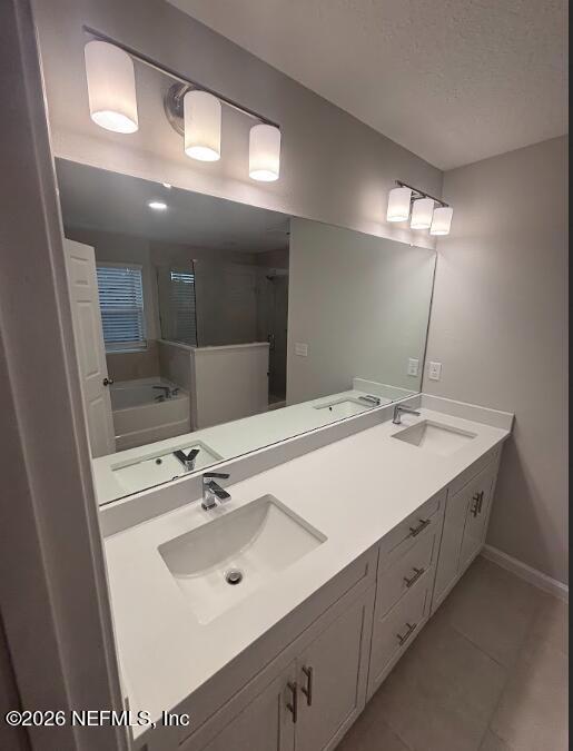 1223 Jewelstone Lane Jacksonville, FL 32221 - Photo 6 of 46 a bathroom with a sink double vanity and a mirror