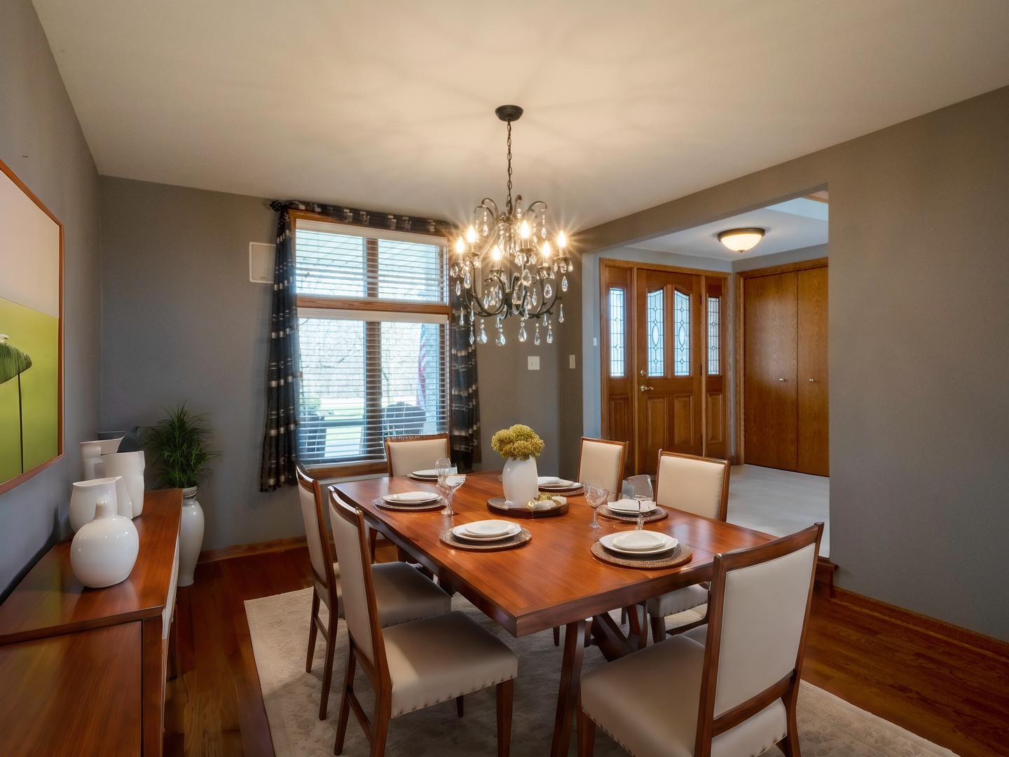 13310 Derby Road Lemont, IL 60439 - Photo 13 of 48 a view of a dining room with furniture window and outside view