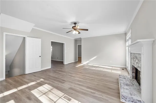 a bathroom with a bathtub and a toilet