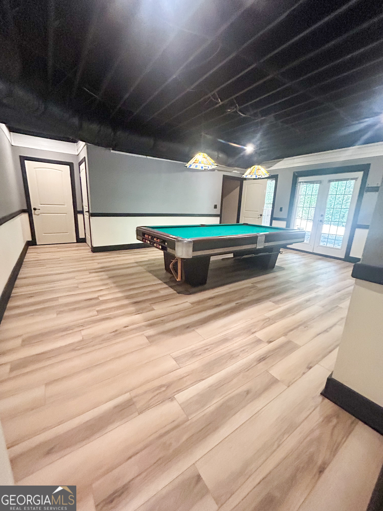 1136 Cole Lake Road Dallas, GA 30157 - Photo 48 of 57 a room with wooden floor and pool table