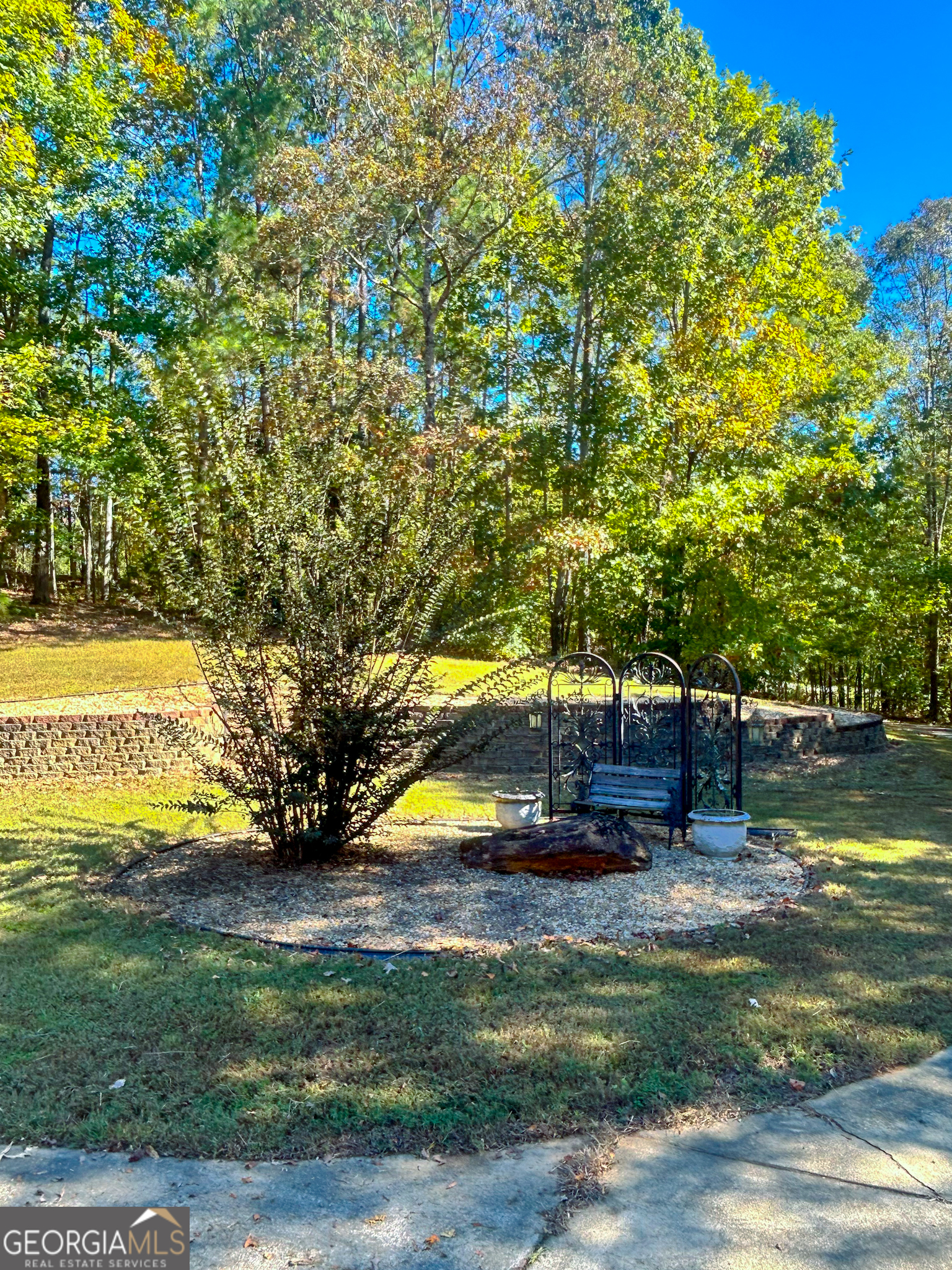 1136 Cole Lake Road Dallas, GA 30157 - Photo 8 of 57 a view of a yard with a tree