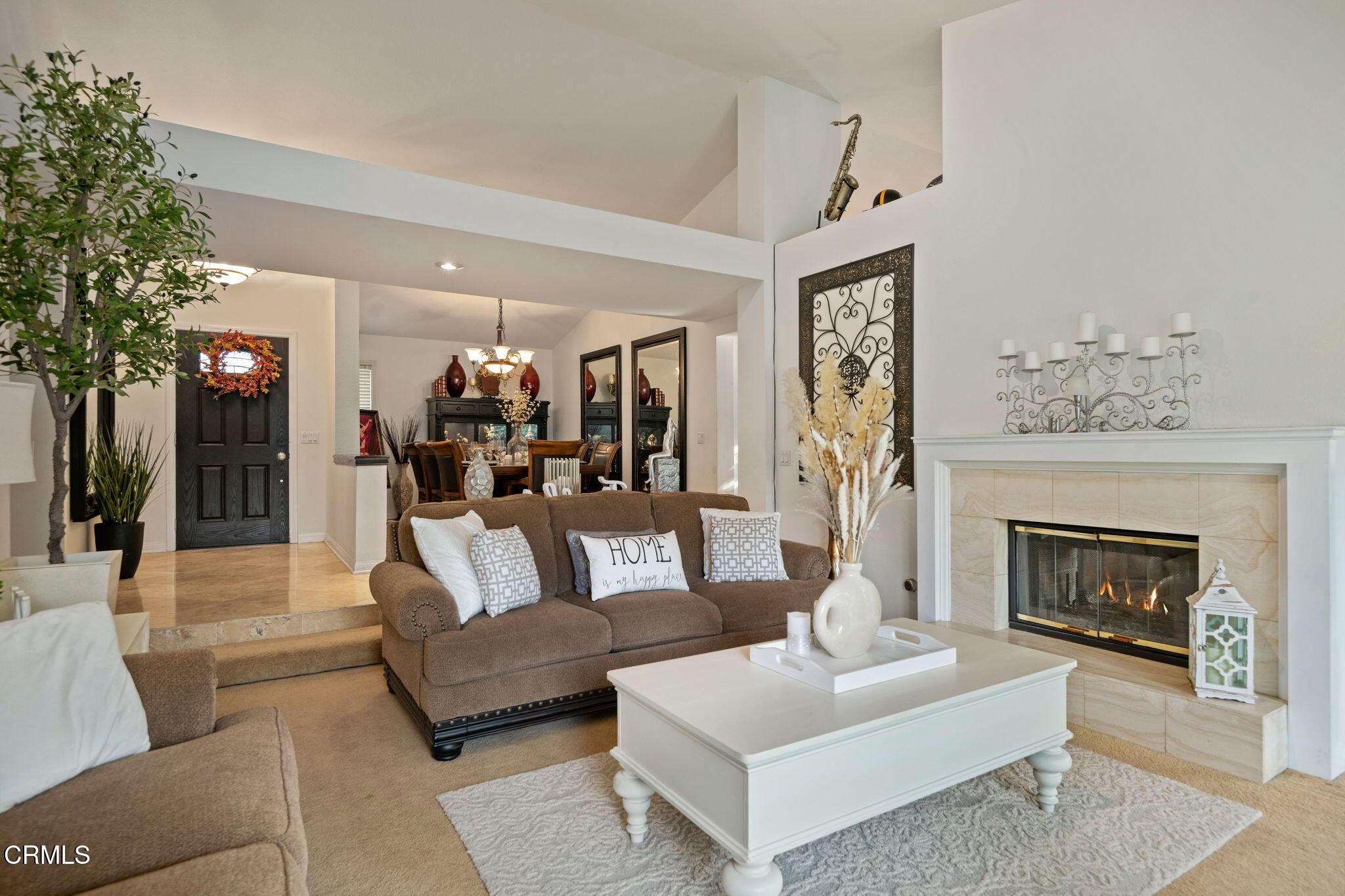 1501 Devonshire Drive Oxnard, CA 93030 - Photo 9 of 39 a living room with furniture and a fireplace