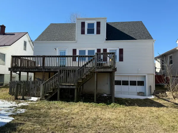 a view of a house with a snow