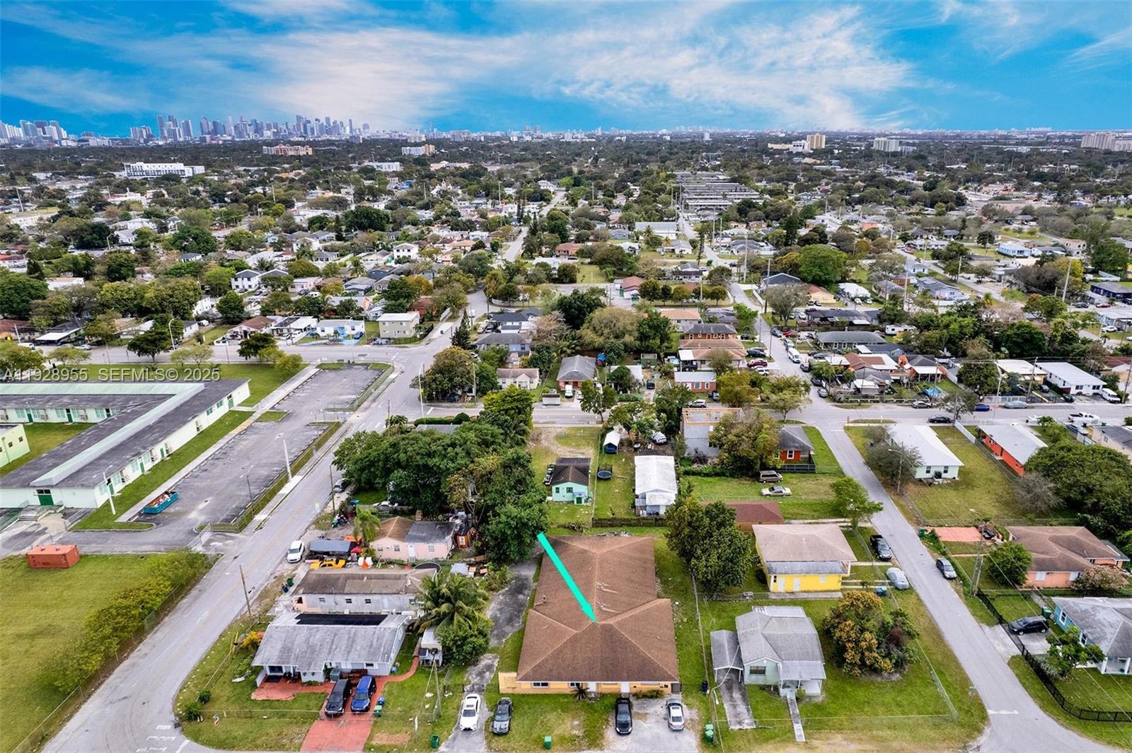 1910 Northwest 72nd Street Miami, FL 33147 - Photo 1 of 37 an aerial view of residential houses with outdoor space