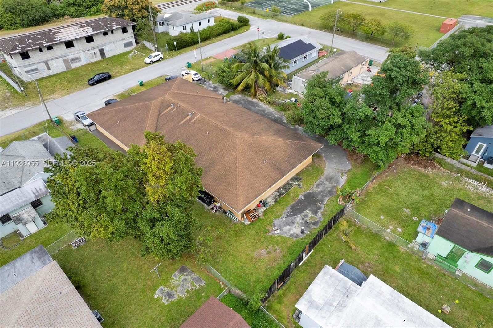 1910 Northwest 72nd Street Miami, FL 33147 - Photo 32 of 37 an aerial view of a house