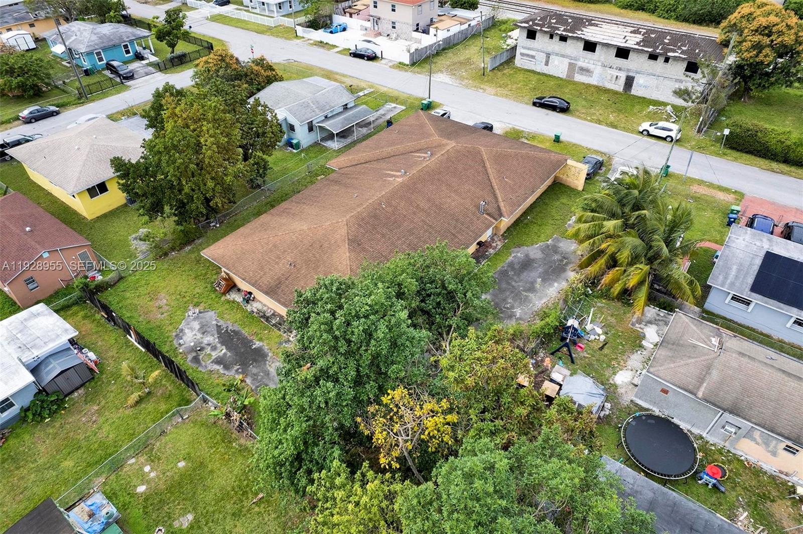 1910 Northwest 72nd Street Miami, FL 33147 - Photo 34 of 37 an aerial view of a residential houses with outdoor space