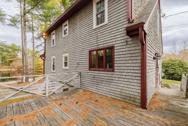 a view of a house with a patio
