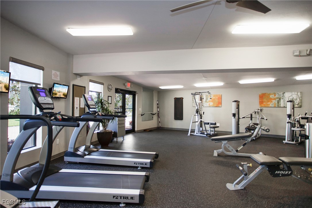 1920 Virginia Avenue, Unit 202 Fort Myers, FL 33901 - Photo 25 of 38 a view of a room with gym equipment