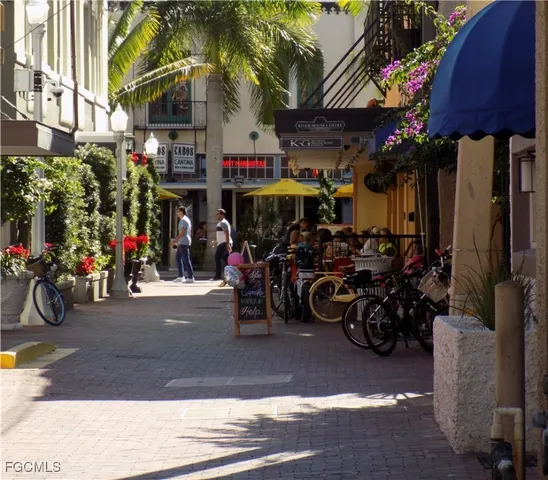 a view of a lobby of a building